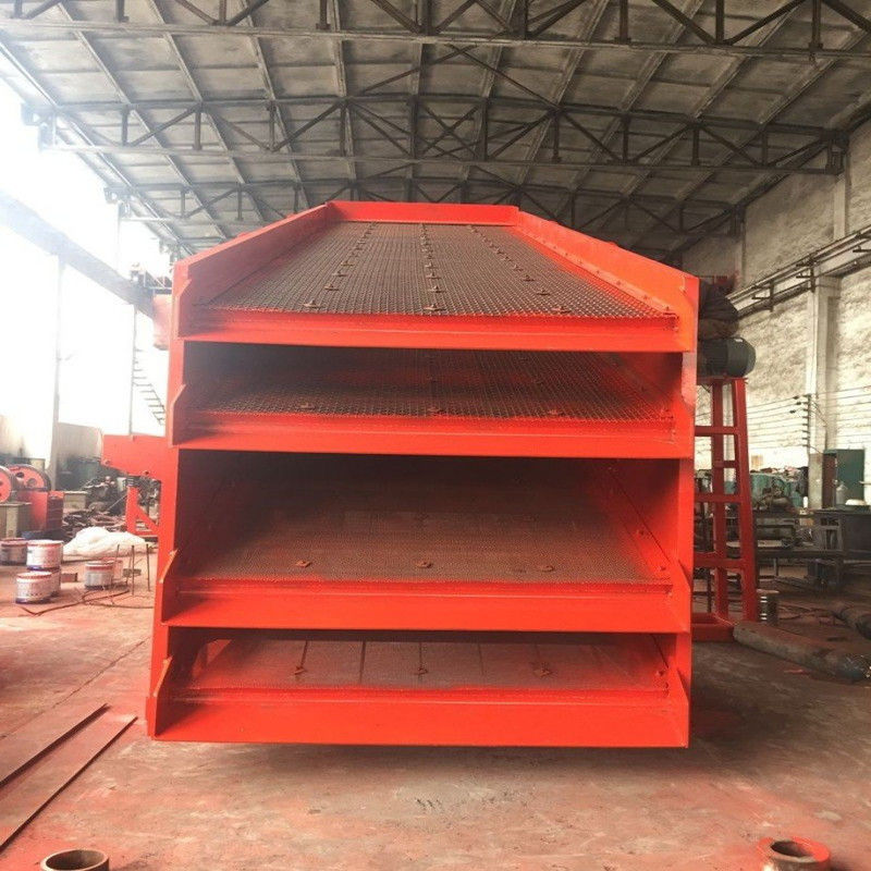 High Strength Vibrating Screening Machine, High Frequency Screen For Ore Processing